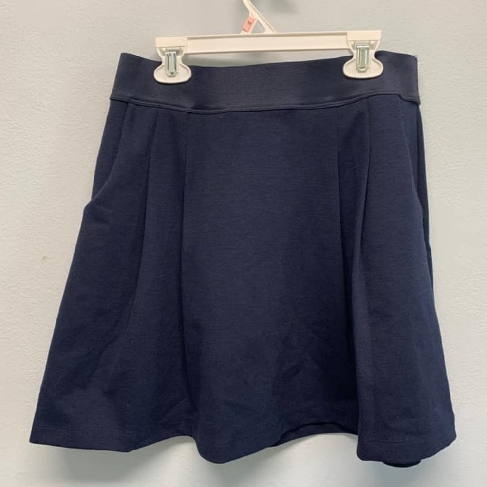 Gap Navy Blue Knit A-Line Skirt Small